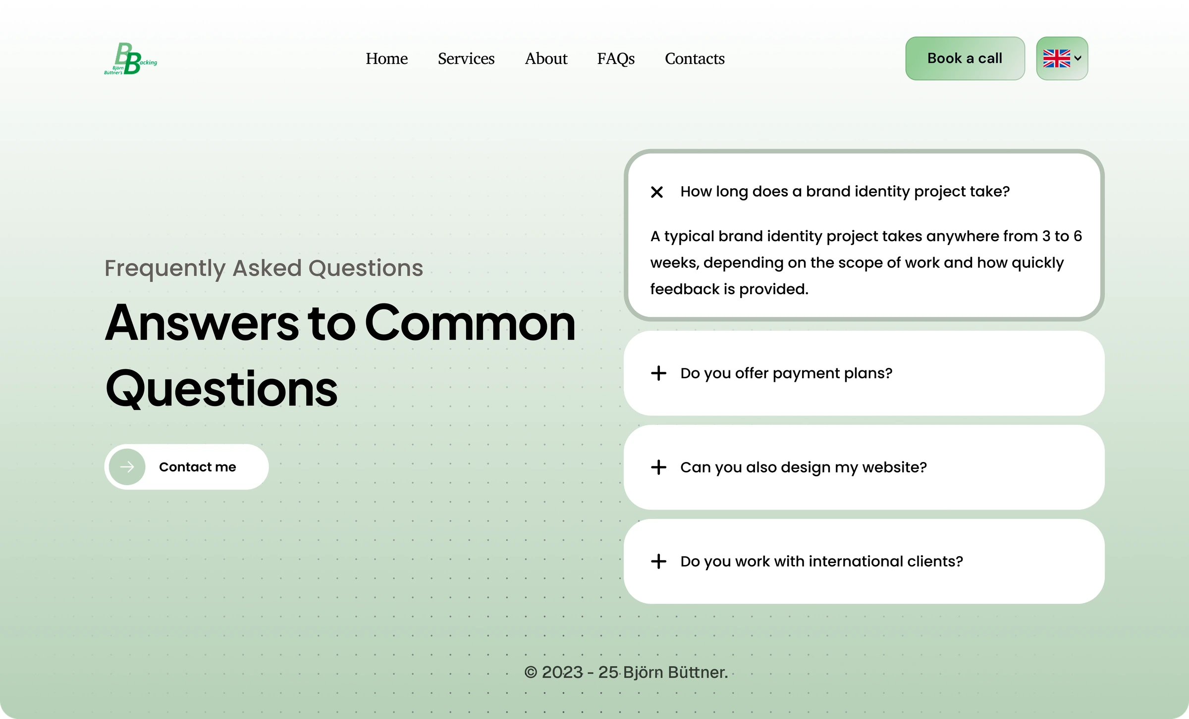 BB's Backing light mode FAQ page, expanded answer